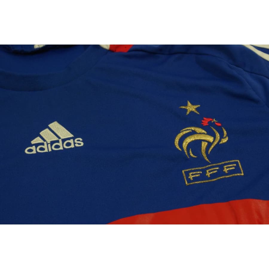 Maillot de football vintage domicile Equipe de France 2008-2009 - Adidas - Equipe de France