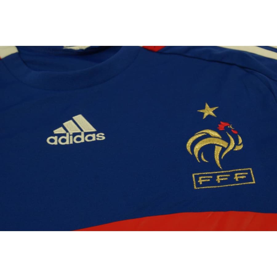 Maillot de football vintage domicile Equipe de France 2008-2009 - Adidas - Equipe de France