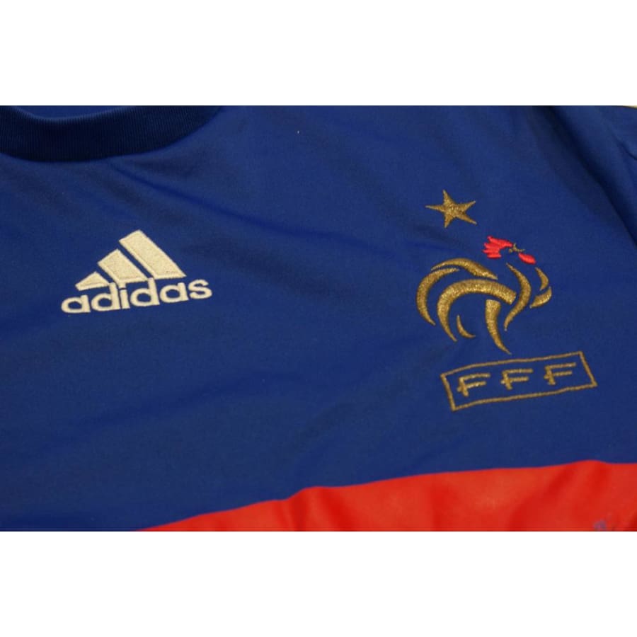Maillot de football vintage domicile Equipe de France 2008-2009 - Adidas - Equipe de France