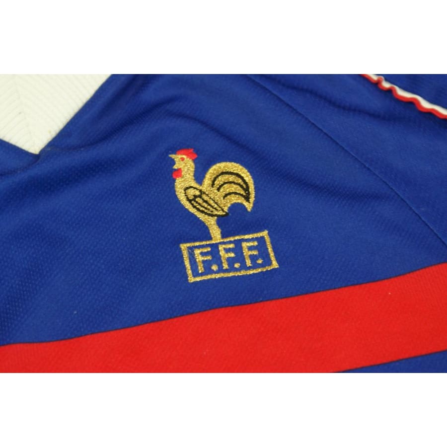 Maillot de football vintage domicile Equipe de France N°10 ZIDANE 1998-1999 - Adidas - Equipe de France