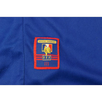 Maillot de football vintage domicile Equipe de France N°10 ZIDANE 1998-1999 - Adidas - Equipe de France