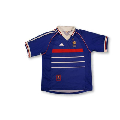 Maillot de football vintage domicile Equipe de France N°10 ZIDANE 1999-2000 - Adidas - Equipe de France