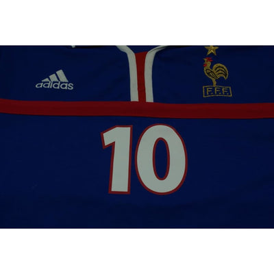 Maillot de football vintage domicile Equipe de France N°10 ZIDANE 2000-2001 - Adidas - Equipe de France