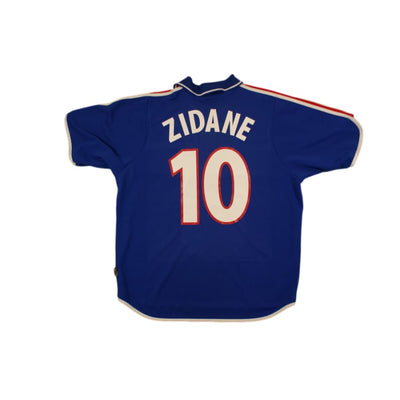 Maillot de football vintage domicile Equipe de France N°10 ZIDANE 2000-2001 - Adidas - Equipe de France