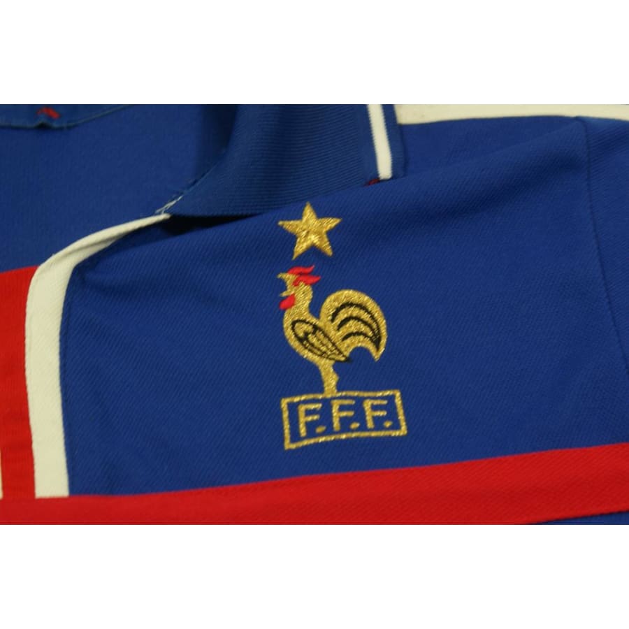 Maillot de football vintage domicile Equipe de France N°10 ZIDANE 2000-2001 - Adidas - Equipe de France