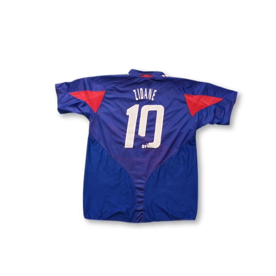 Maillot de football vintage domicile Equipe de France N°10 ZIDANE 2004-2005 - Adidas - Equipe de France