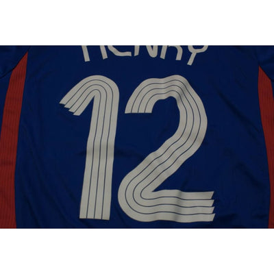 Maillot de football vintage domicile Equipe de France N°12 HENRY 2006-2007 - Adidas - Equipe de France