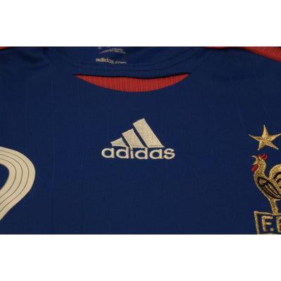 Maillot de football vintage domicile Equipe de France N°12 HENRY 2006-2007 - Adidas - Equipe de France