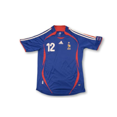 Maillot de football vintage domicile Equipe de France N°12 HENRY 2006-2007 - Adidas - Equipe de France