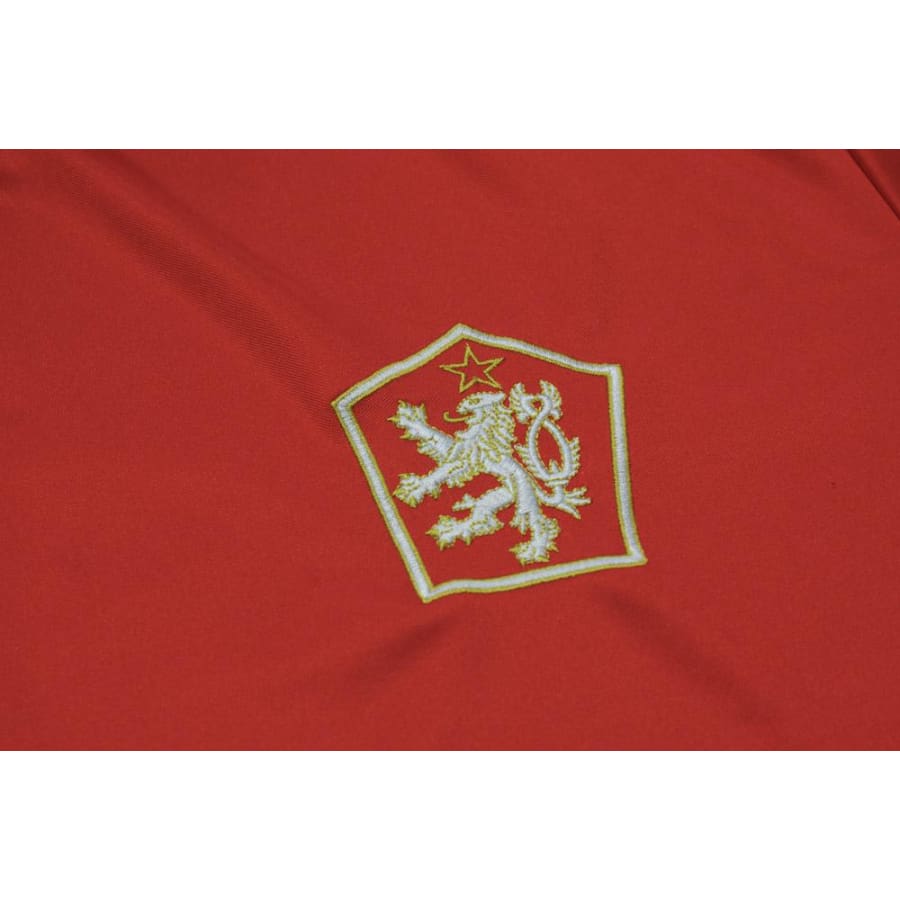 Maillot de football vintage domicile équipe de Tchécoslovaquie N°8 années 1980 - Adidas - Tchécoslovaquie