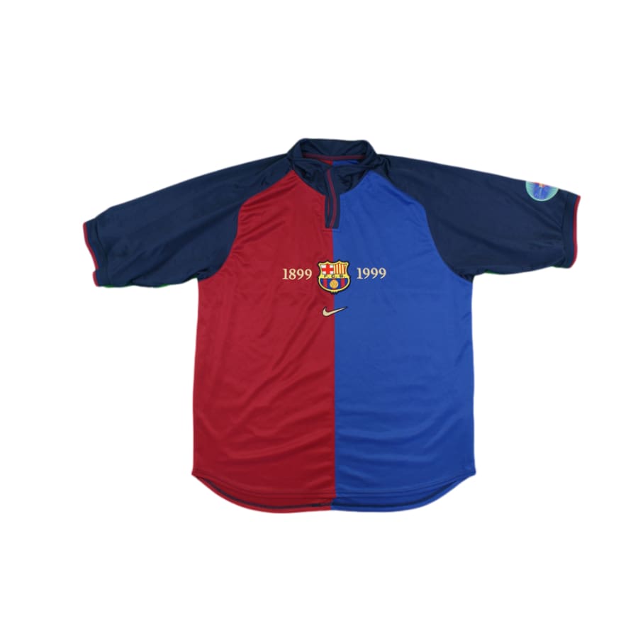 Maillot de football vintage domicile FC Barcelone 1999-2000 - Nike - Barcelone