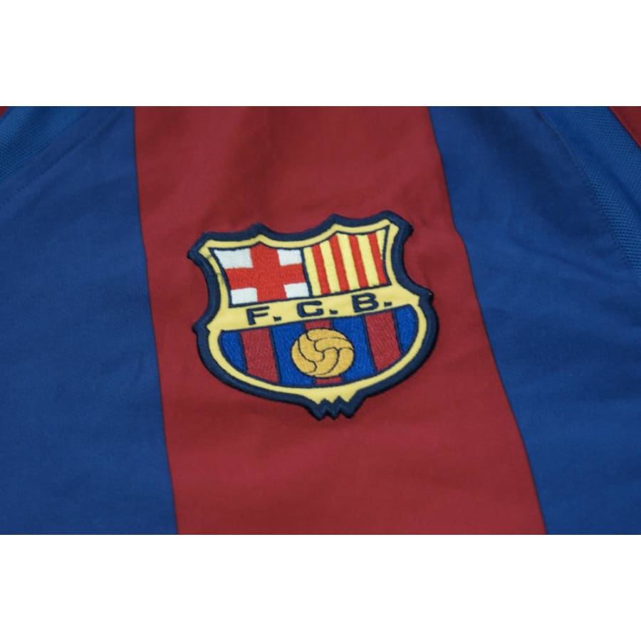 Maillot de football vintage domicile FC Barcelone 2002-2003 - Nike - Barcelone