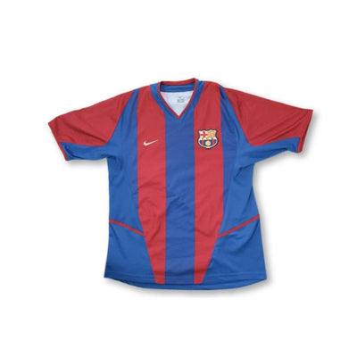 Maillot de football vintage domicile FC Barcelone 2002-2003 - Nike - Barcelone