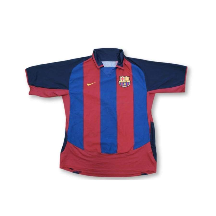 Maillot de football vintage domicile FC Barcelone 2003-2004 - Nike - Barcelone