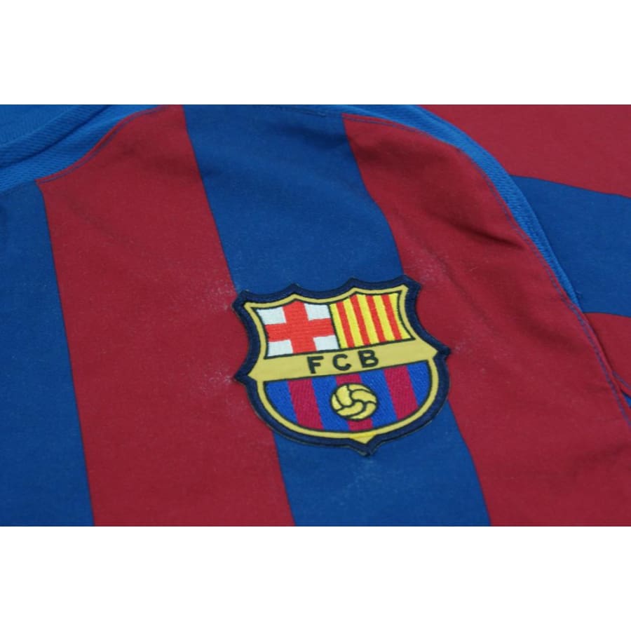 Maillot de football vintage domicile FC Barcelone 2005-2006 - Nike - Barcelone