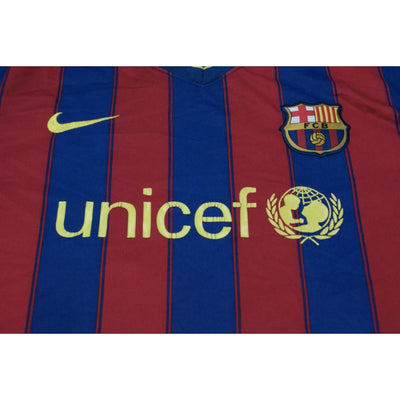 Maillot de football vintage domicile FC Barcelone 2009-2010 - Nike - Barcelone