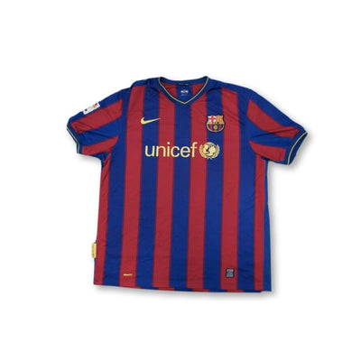Maillot de football vintage domicile FC Barcelone 2009-2010 - Nike - Barcelone