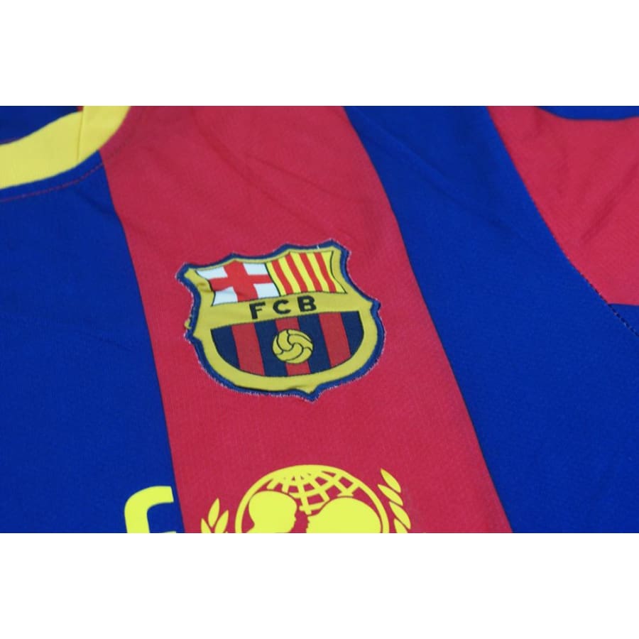 Maillot de football vintage domicile FC Barcelone 2010-2011 - Nike - Barcelone