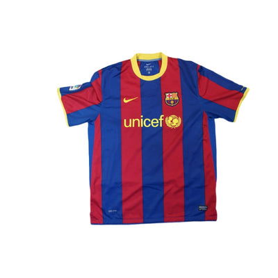 Maillot de football vintage domicile FC Barcelone 2010-2011 - Nike - Barcelone