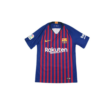 Maillot de football vintage domicile FC Barcelone 2018-2019 - Nike - Barcelone