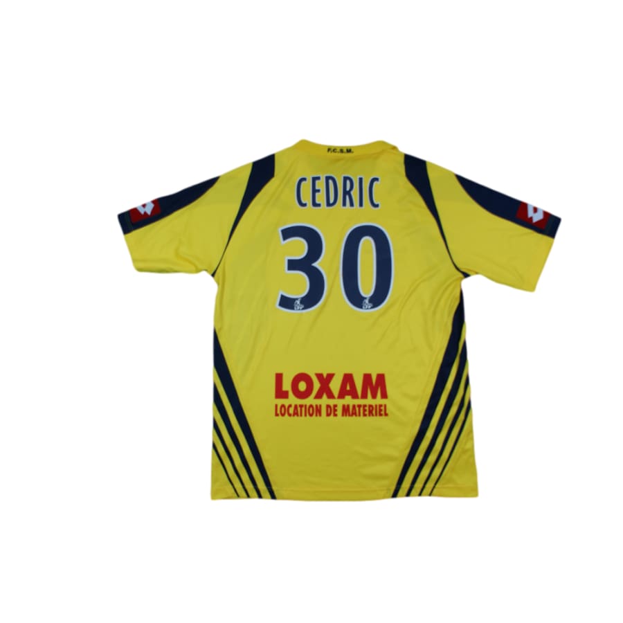 Maillot de football vintage domicile FC Sochaux-Montbéliard N°30 CEDRID 2007-2008 - Lotto - FC Sochaux-Montbéliard