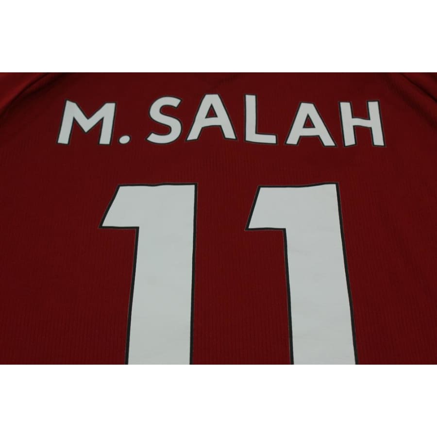 Maillot de football vintage domicile Liverpool FC N°11 M.SALAH 2018-2019 - New Balance - FC Liverpool