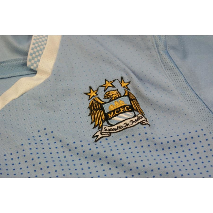 Maillot de football vintage domicile Manchester City N°19 NASRI 2009-2010 - Umbro - Manchester City