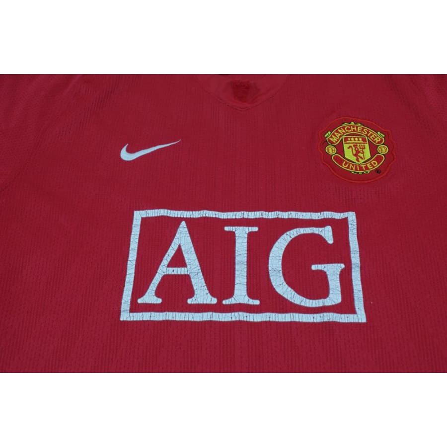 Maillot de football vintage domicile Manchester United N°7 Ronaldo 2008-2009 - Nike - Manchester United