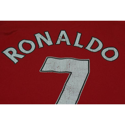 Maillot de football vintage domicile Manchester United N°7 Ronaldo 2008-2009 - Nike - Manchester United