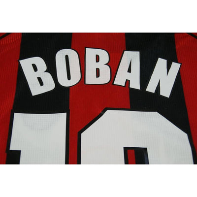 Maillot de football vintage domicile Milan AC N°10 BOBAN 1998-1999 - Adidas - Milan AC