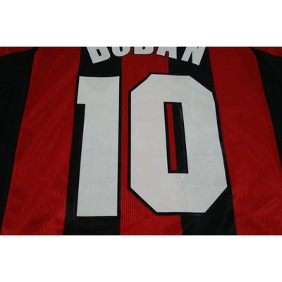 Maillot de football vintage domicile Milan AC N°10 BOBAN 1998-1999 - Adidas - Milan AC