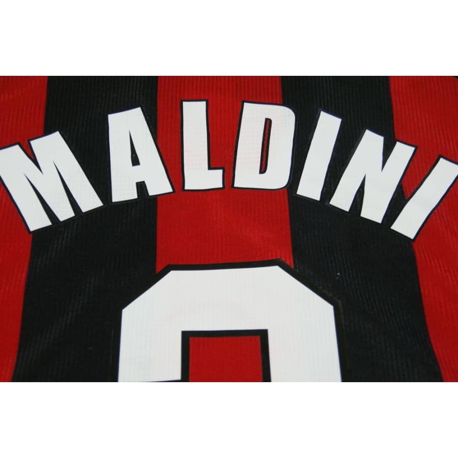 Maillot de football vintage domicile Milan AC N°3 MALDINI 1998-1999 - Adidas - Milan AC