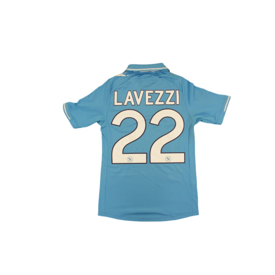 Maillot de football vintage domicile Naples N°22 Lavezzi 2011-2012 - Macron - Naples