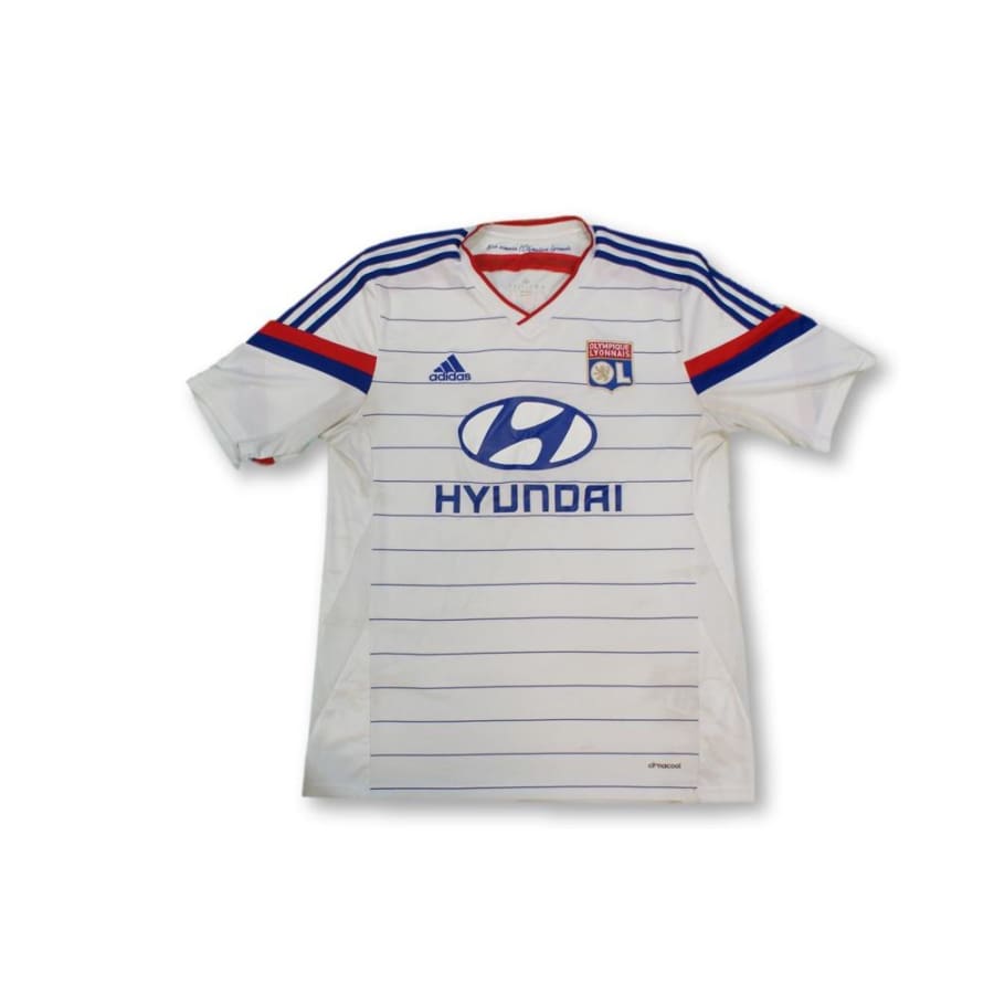 Maillot de football vintage domicile Olympique Lyonnais N°9 THIB 2014-2015 - Adidas - Olympique Lyonnais