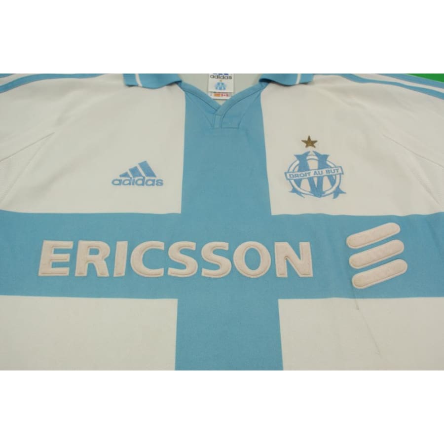 Maillot de football vintage domicile Olympique de Marseille 2000-2001 - Adidas - Olympique de Marseille