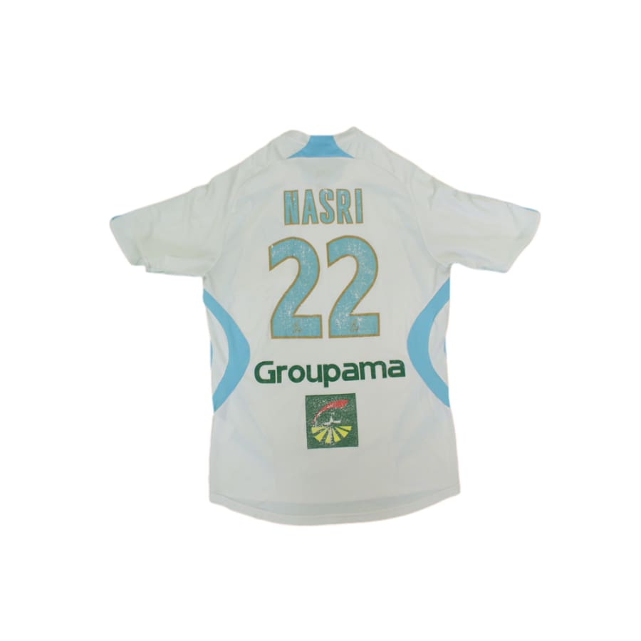 Maillot de football vintage domicile Olympique de Marseille N°22 NASRI 2007-2008 - Adidas - Olympique de Marseille