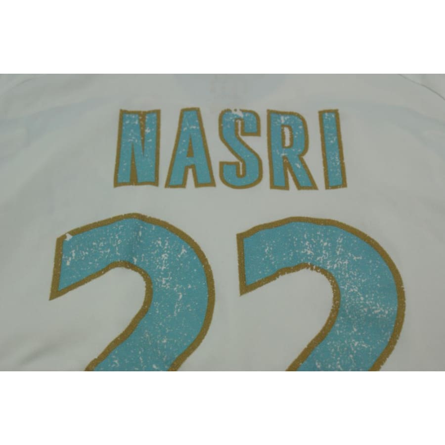 Maillot de football vintage domicile Olympique de Marseille N°22 NASRI 2007-2008 - Adidas - Olympique de Marseille