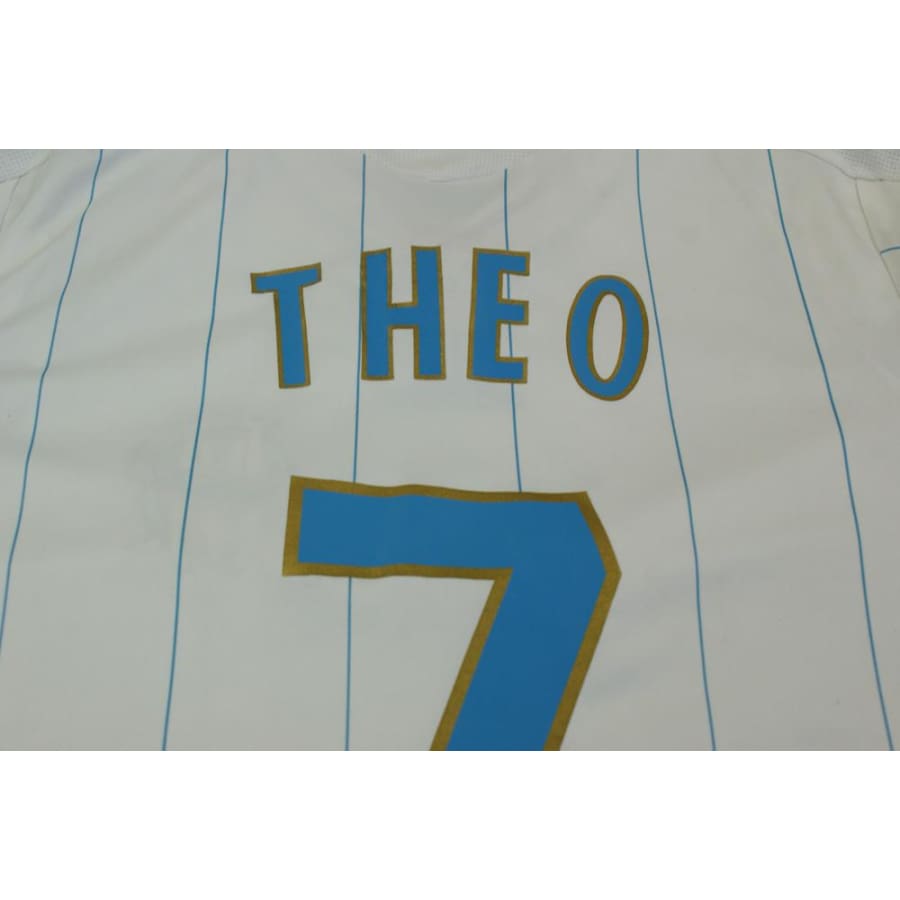 Maillot de football vintage domicile Olympique de Marseille N°7 THEO 2009-2010 - Adidas - Olympique de Marseille