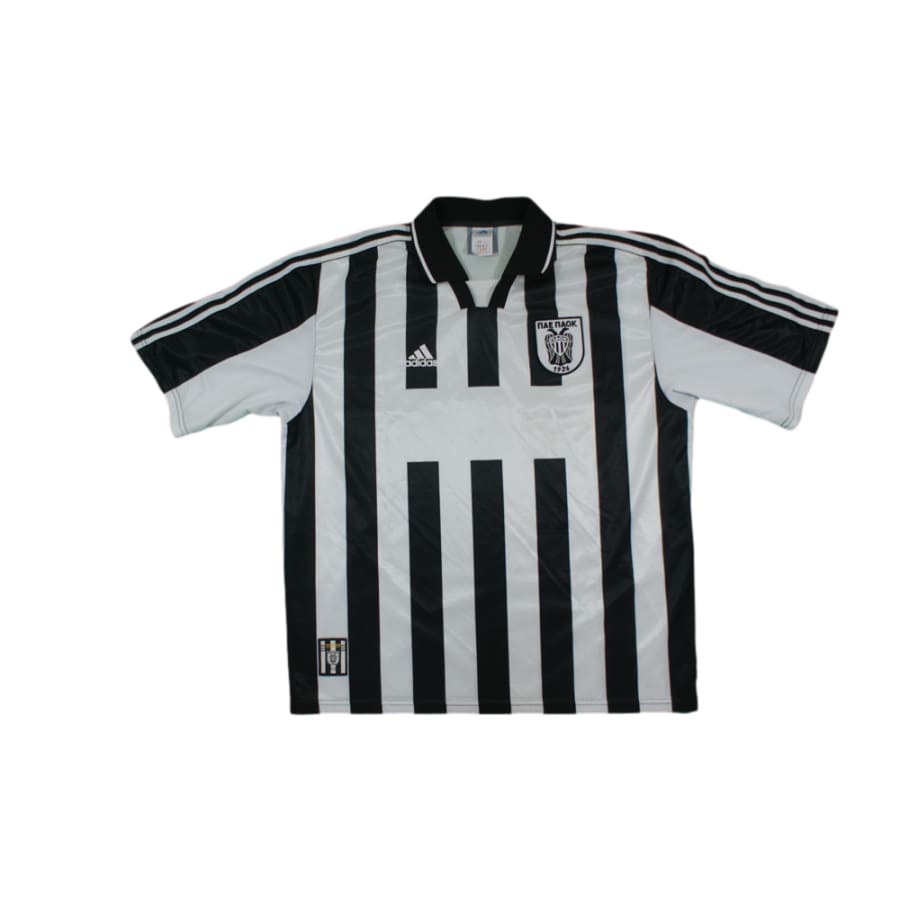 Maillot de football vintage domicile PAOK années 2000 - Adidas - Grecque