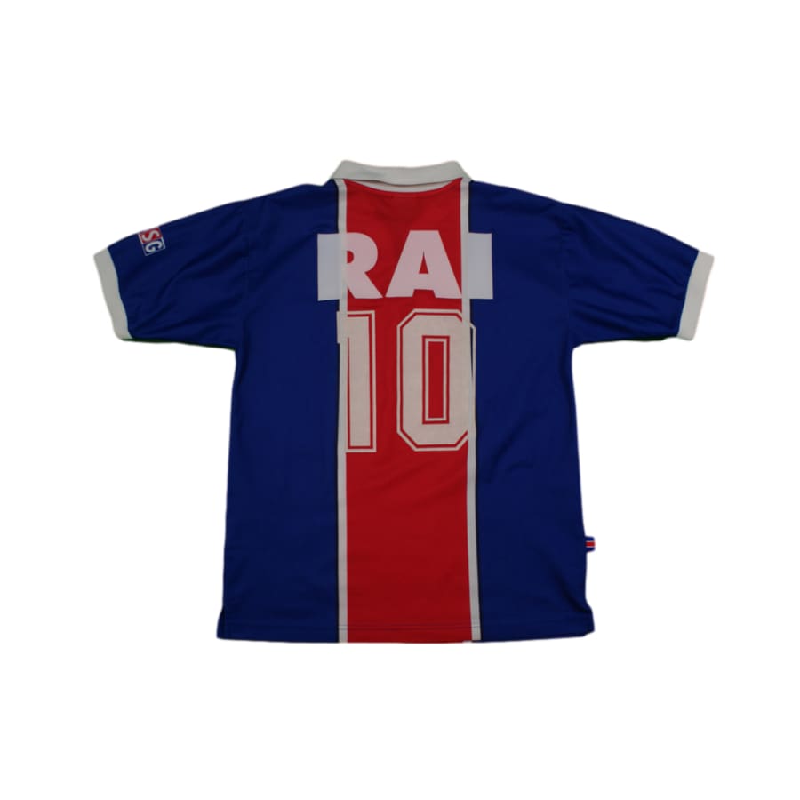 Maillot de football vintage domicile Paris Saint-Germain N°10 RAI 1997-1998 - Nike - Paris Saint-Germain