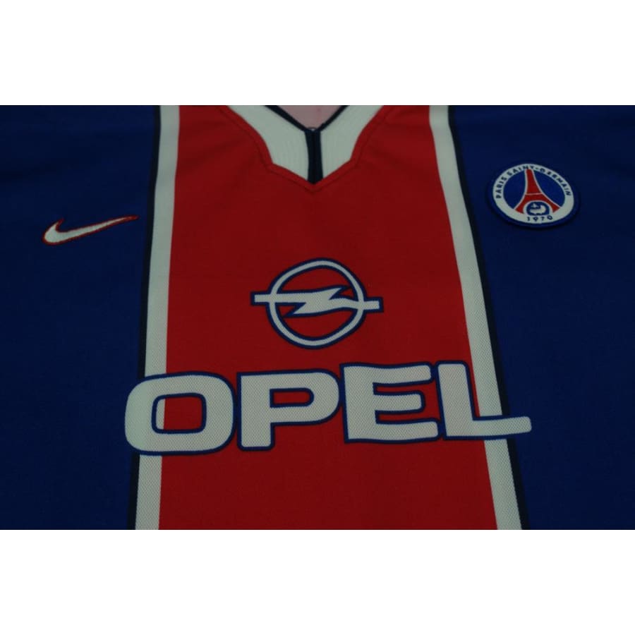 Maillot de football vintage domicile Paris Saint-Germain N°10 RAI 1997-1998 - Nike - Paris Saint-Germain