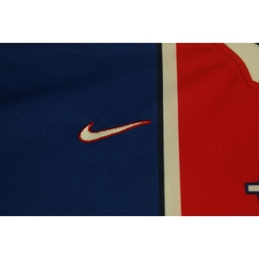 Maillot de football vintage domicile Paris Saint-Germain N°10 RAI 1997-1998 - Nike - Paris Saint-Germain