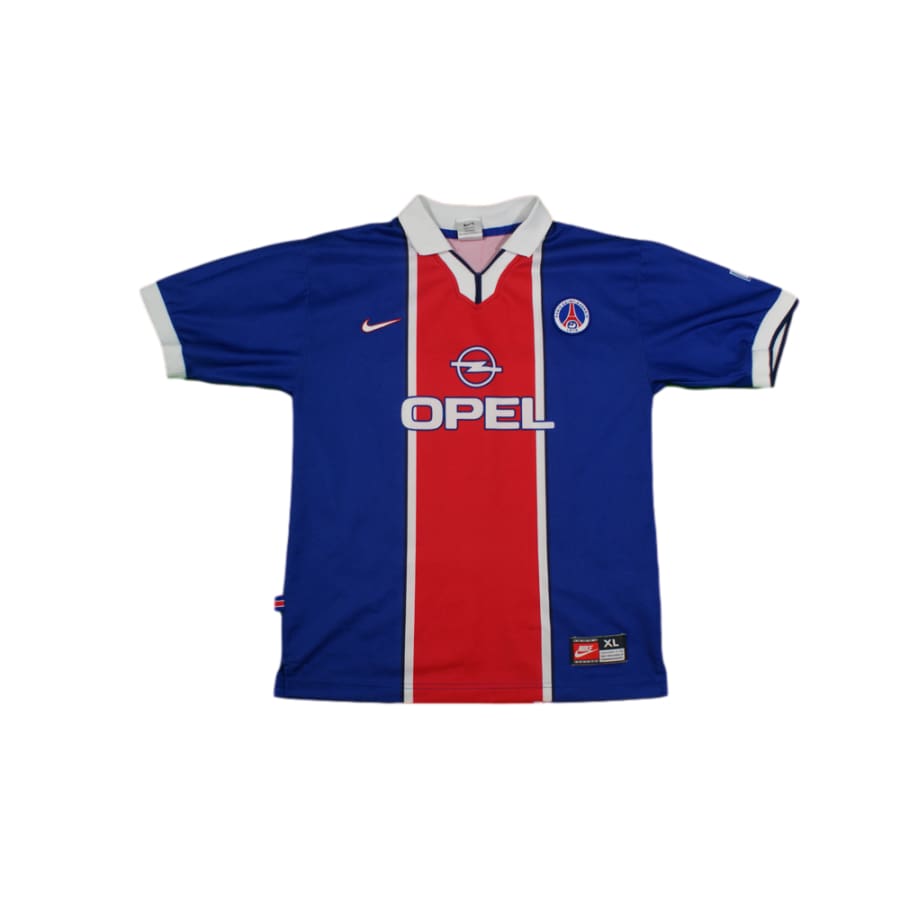 Maillot de football vintage domicile Paris Saint-Germain N°10 RAI 1997-1998 - Nike - Paris Saint-Germain