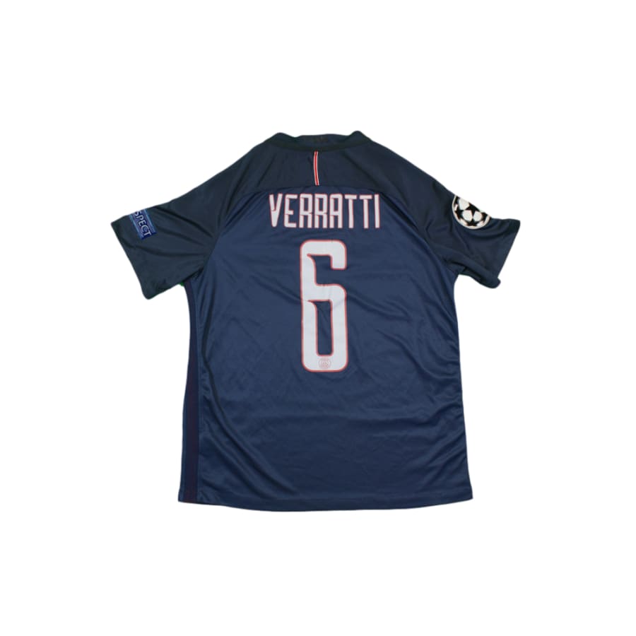 Maillot de football vintage domicile Paris Saint-Germain N°6 VERRATTI 2016-2017 - Nike - Paris Saint-Germain