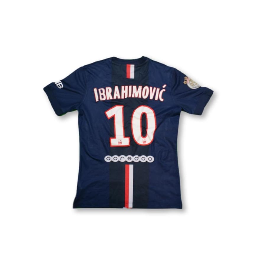 Maillot de football vintage domicile Paris Saint-Germain PSG N°10 IBRAHIMOVIC 2014-2015 - Nike - Paris Saint-Germain