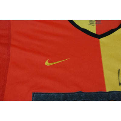 Maillot de football vintage domicile RC Lens dédicacé 2001-2002 - Nike - RC Lens