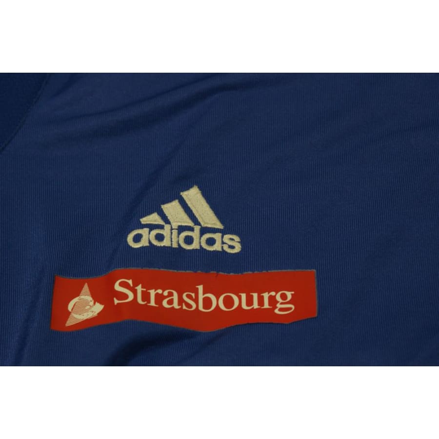 Maillot de football vintage domicile RC Strasbourg Alsace N°19 JEJE 2005-2006 - Adidas - RC Strasbourg Alsace