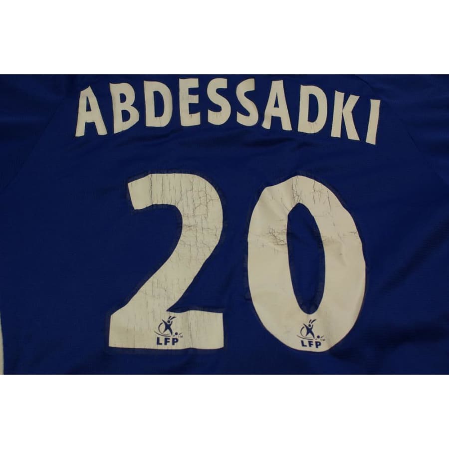 Maillot de football vintage domicile RC Strasbourg N°20 Abdessadki 2004-2005 - Adidas - RC Strasbourg Alsace