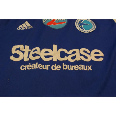 Maillot de football vintage domicile RC Strasbourg N°20 Abdessadki 2004-2005 - Adidas - RC Strasbourg Alsace