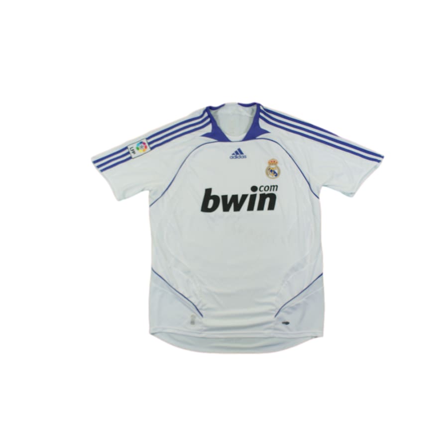 Maillot de football vintage domicile Real Madrid CF 2007-2008 - Adidas - Real Madrid